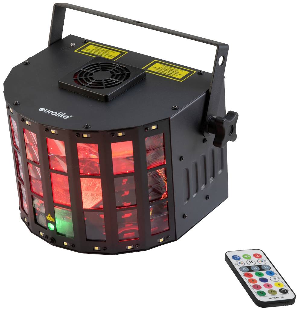 Eurolite LED Laser Derby MK2 DMX Laser-Lichteffekt Schwarz