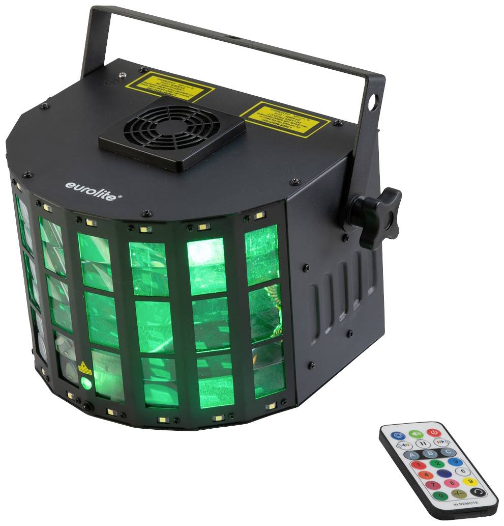 Eurolite LED Laser Derby MK2 DMX Laser-Lichteffekt Schwarz