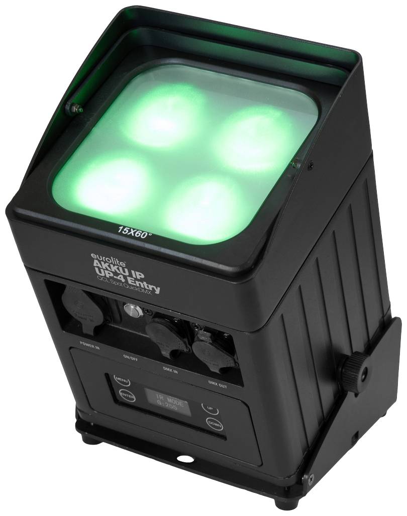 Eurolite AKKU IP UP-4 Entry QCL Spot QuickDMX LED-Akku-Scheinwerfer