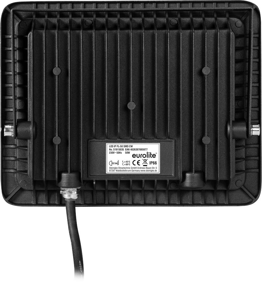 Eurolite LED IP FL-50 SMD CW 51915035 LED-Außenstrahler 55 W Leuchtfarben: Kaltweiß