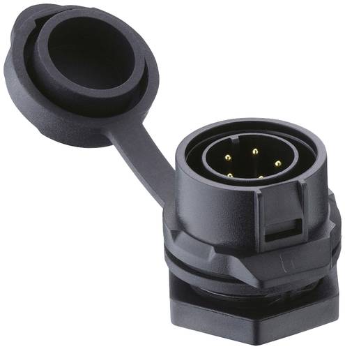 Lutronic 2430 08 T18CB100 Rundsteckverbinder Stecker, gerade 10St.