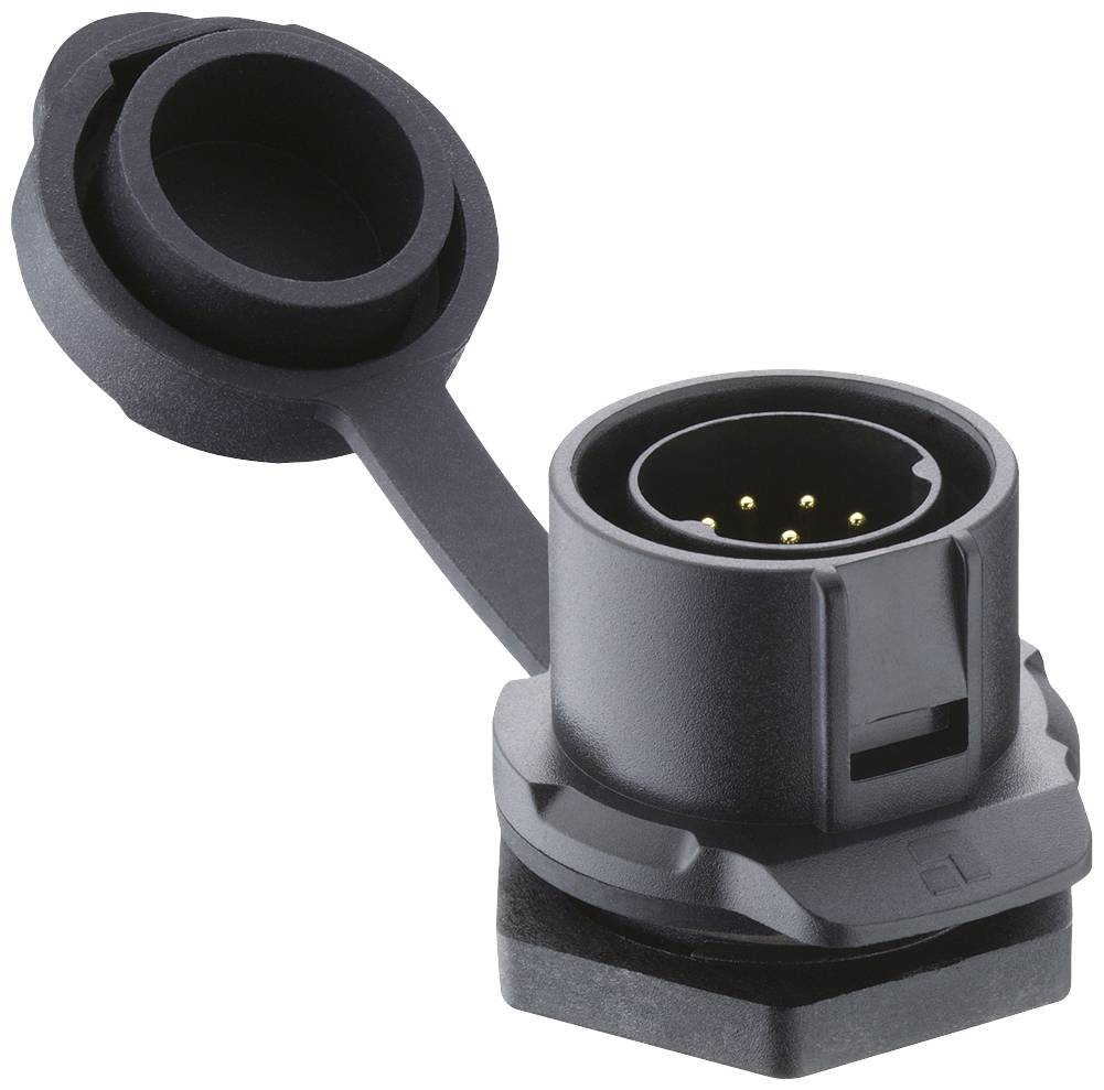 Lutronic 2630 02 T22CB100 Rundsteckverbinder Stecker, gerade