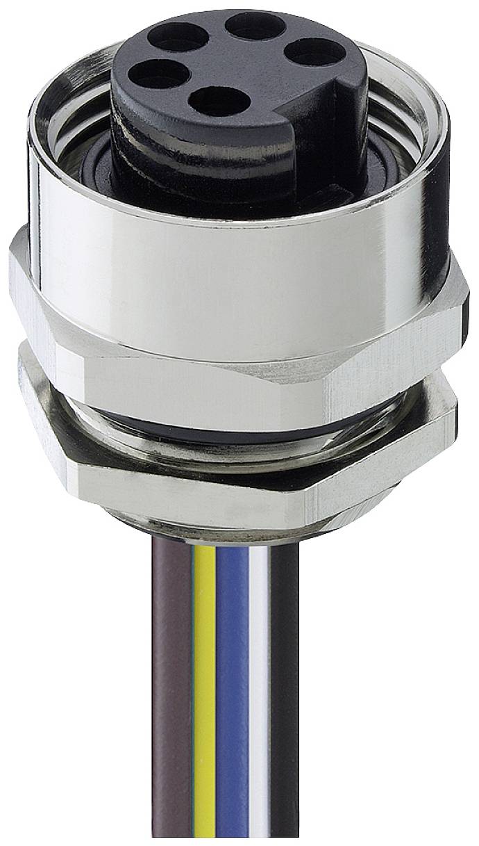 Lutronic 7820 03 T13CW 0,5m Sensor-/Aktor-Einbausteckverbinder 7/8" Buchse, Einbau Polzahl Sensoren: 3
