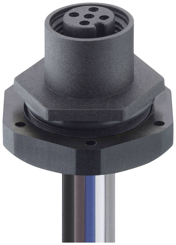 Lutronic 1220 12 T20CW100 0,5m Sensor-/Aktor-Einbausteckverbinder M12 Buchse, Einbau Polzahl Sensoren: 12