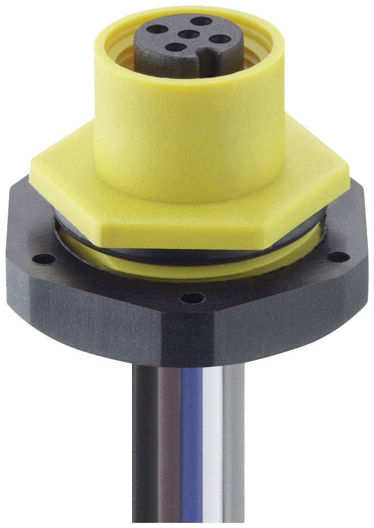 Lutronic 1220 05 T20CW102 0,5m Sensor-/Aktor-Einbausteckverbinder M12 Buchse, Einbau Polzahl Sensoren: 5