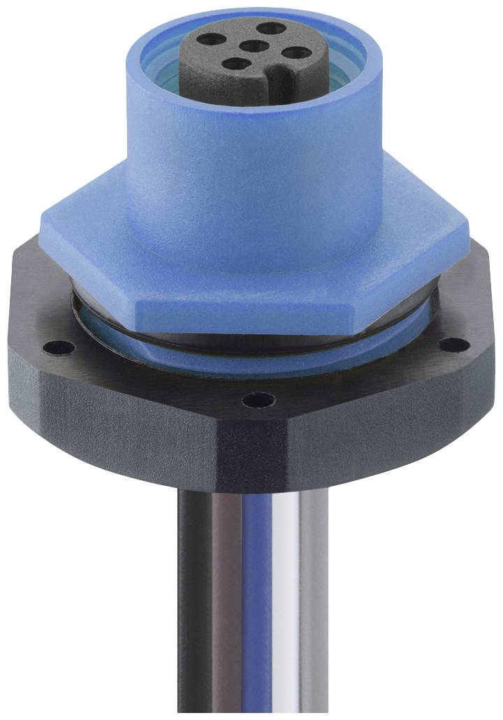 Lutronic 1220 05 T20CW104 0,5m Sensor-/Aktor-Einbausteckverbinder M12 Buchse, Einbau Polzahl Sensoren: 5