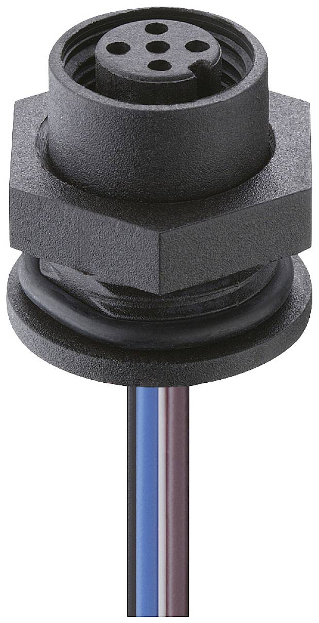 Lutronic 1221 08 T16CW100 0,5m Sensor-/Aktor-Einbausteckverbinder M12 Buchse, Einbau Polzahl Sensoren: 8