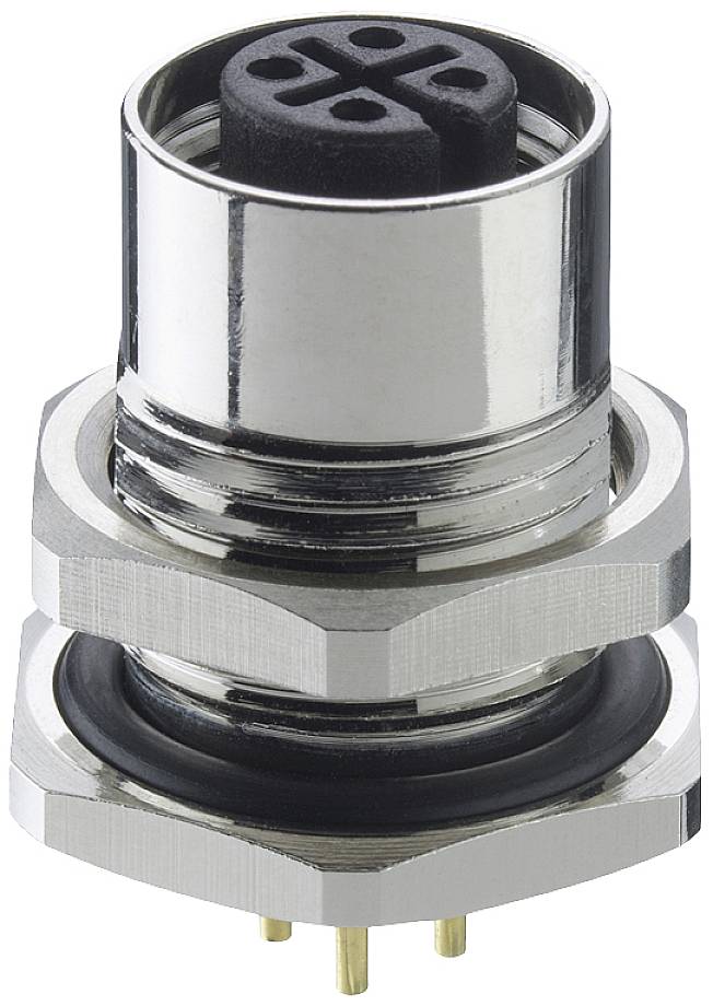 Lutronic 1221 12 T9CP Sensor-/Aktor-Einbausteckverbinder M12 Buchse, Einbau Polzahl Sensoren: 12