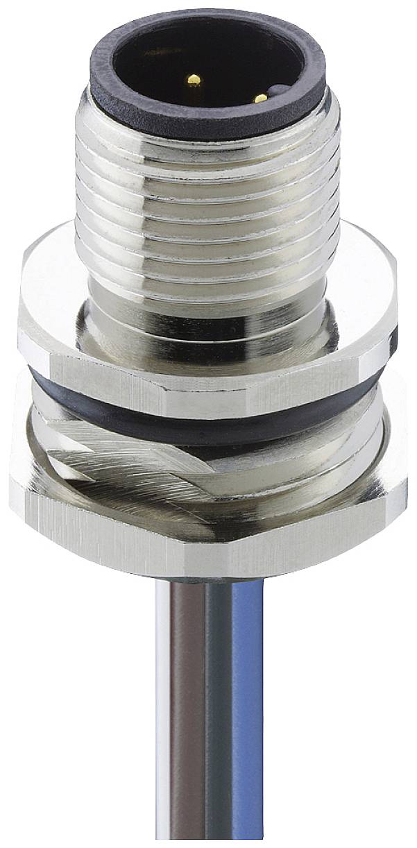Lutronic 1230 12 T16CW 0,5m Sensor-/Aktor-Einbausteckverbinder M12 Stecker, Einbau Polzahl Sensoren: 12