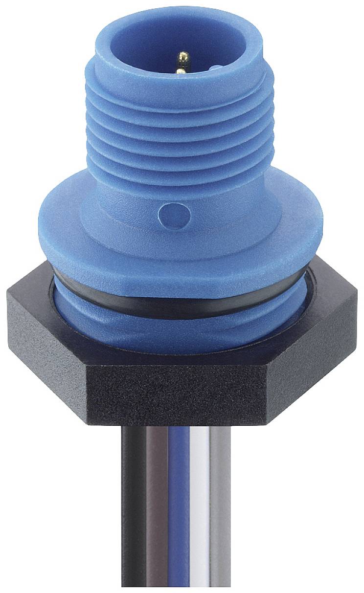 Lutronic 1230 05 T16CW104 0,5m Sensor-/Aktor-Einbausteckverbinder M12 Stecker, Einbau Polzahl Sensoren: 5