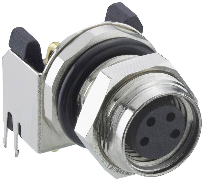 Lutronic 0822 04S9 T8CP Sensor-/Aktor-Einbausteckverbinder M8 Buchse, Einbau Polzahl Sensoren: 4