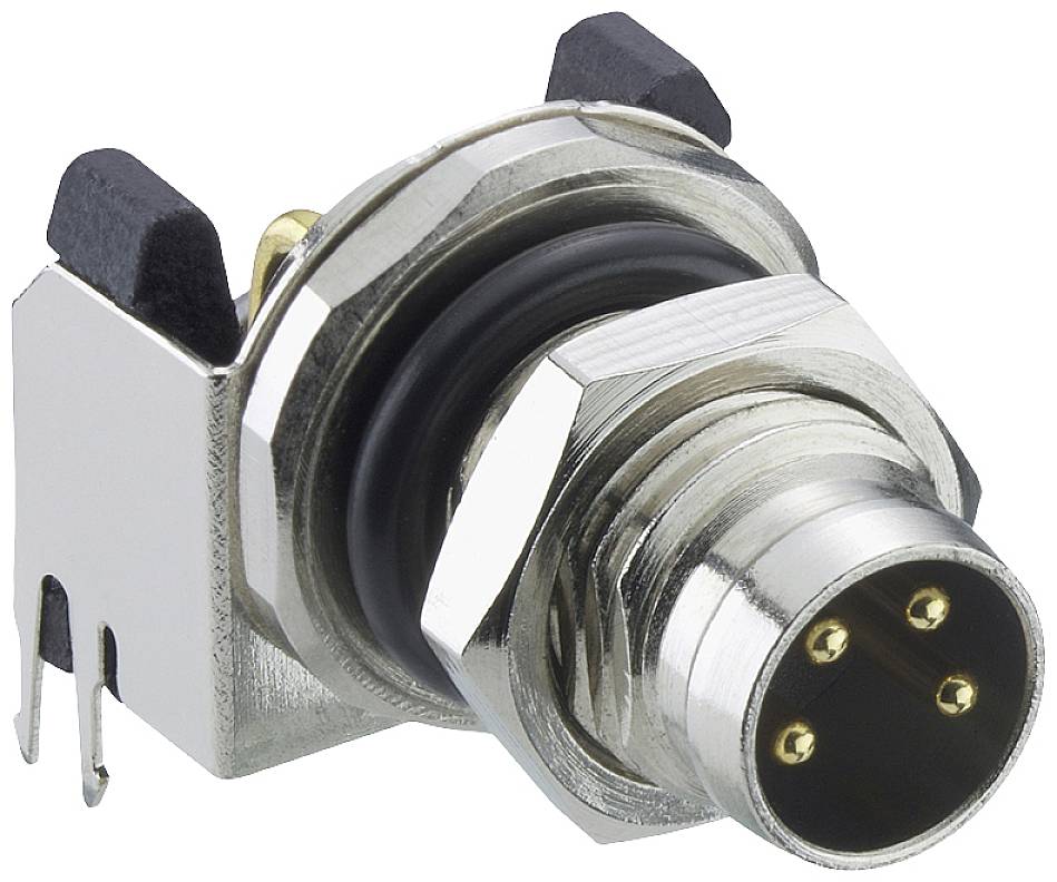 Lutronic 0832 04S9 T8CP Sensor-/Aktor-Einbausteckverbinder M8 Stecker, Einbau Polzahl Sensoren: 4