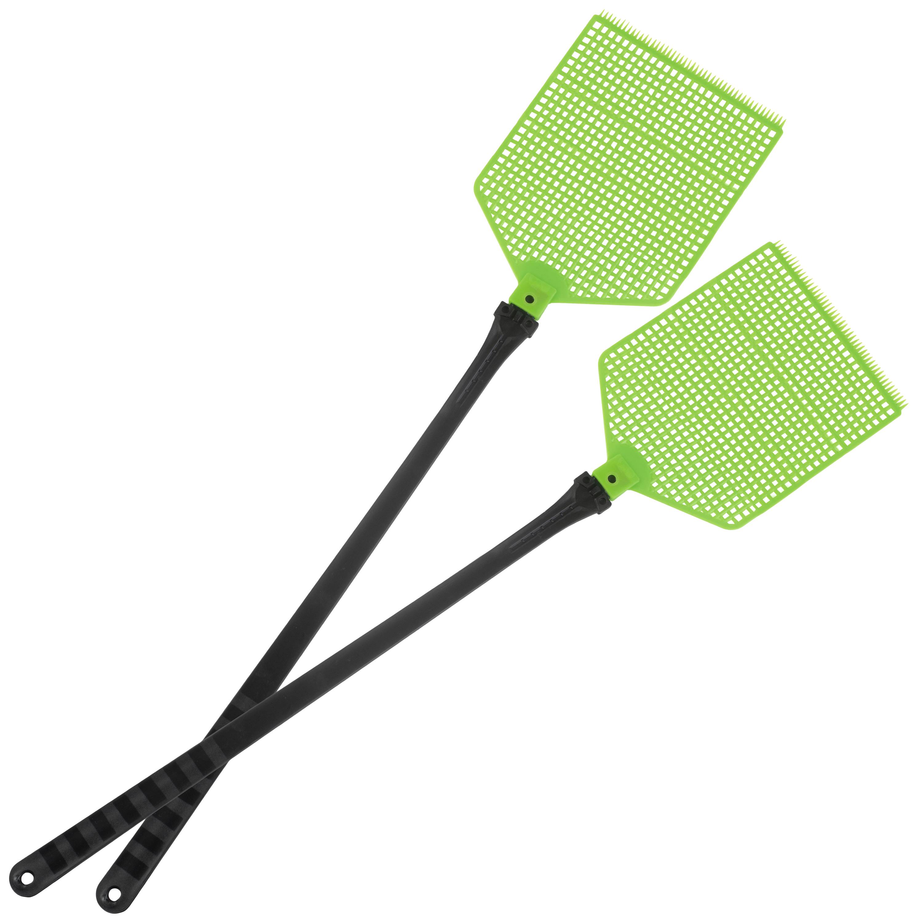 Gardigo 251612 Fliegenklatsche (B x H x T) 98 x 438 x 5mm Schwarz, Grün 2St.