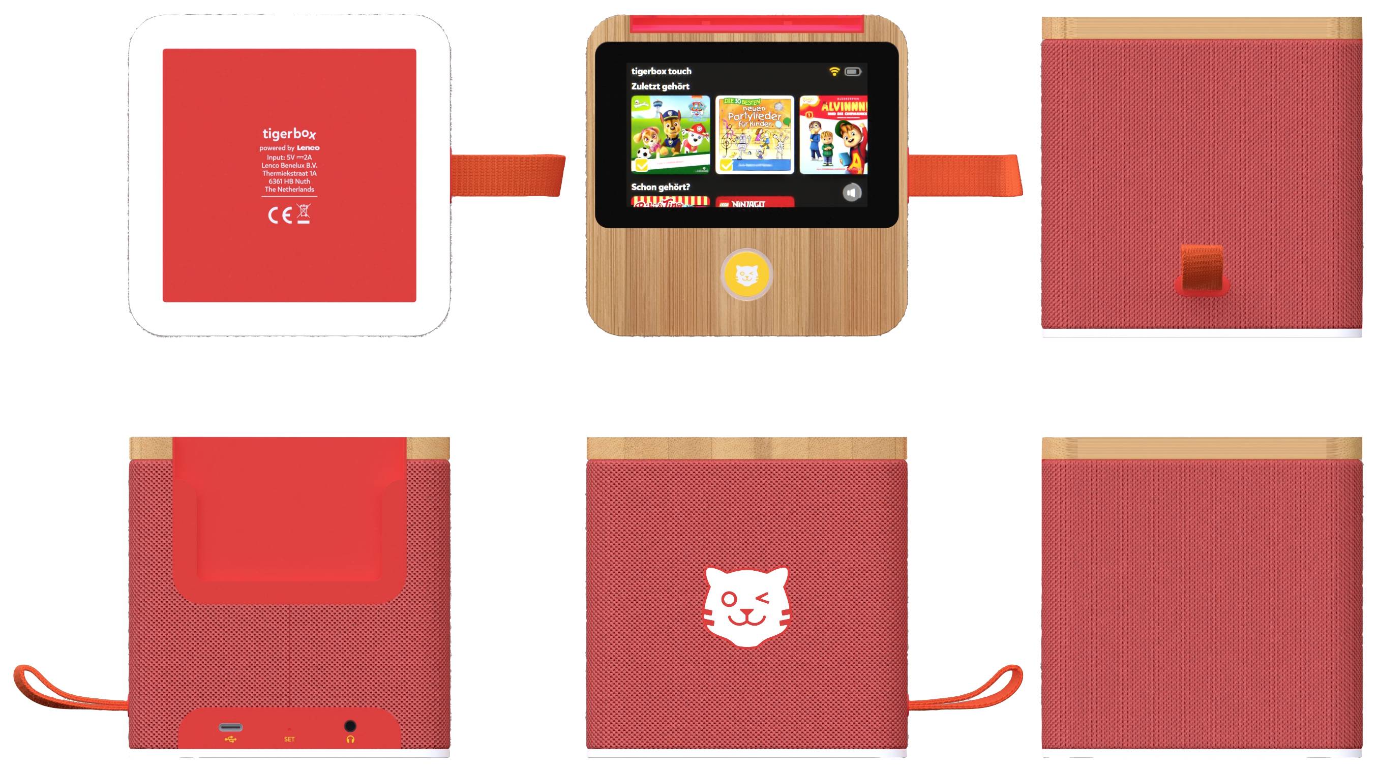 Tiger Media Tiger Media Tigerbox Touch Sarter Paket Rot 1231