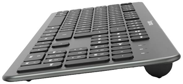 Hama KW-700 Kabellos, Funk Tastatur Deutsch, QWERTZ Anthrazit/Schwarz