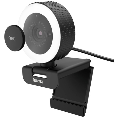 Hama C-800 Pro Webcam 2560 x 1440 Pixel Klemm-Halterung