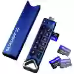 IStorage IS-FL-DSD-256-SP Externer Speicherkartenleser Blau IS-FL-DSD-256-SP USB-C® 3.2 IStorage IS-FL-DSD-256-SP Externer Speicherkartenleser Blau IS-FL-DSD-256-SP USB-C® 3.2