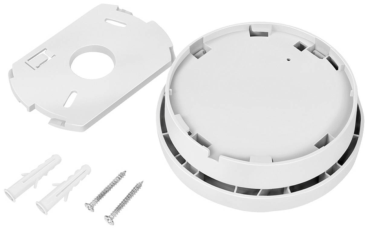 LogiLink SC0016 Rauchwarnmelder inkl. 10 Jahres-Batterie batteriebetrieben (Ø x H) 104mm x 50mm