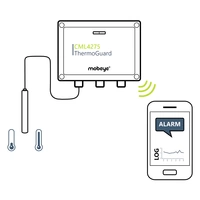 Mobeye ThermoGuard TwinLog CML4275 GSM-Temperaturwächter Frequenz 800MHz, 2600MHz Mobeye ThermoGuard TwinLog CML4275 GSM-Temperaturwächter Frequenz 800MHz, 2600MHz