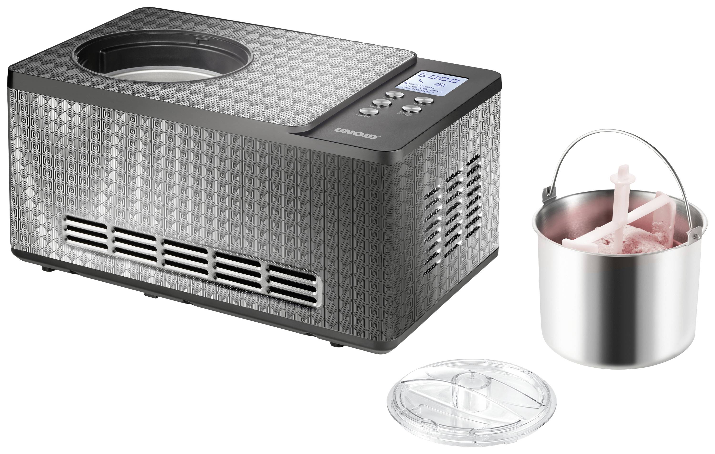Unold 48897 Eismaschine Timerfunktion 1.5 l