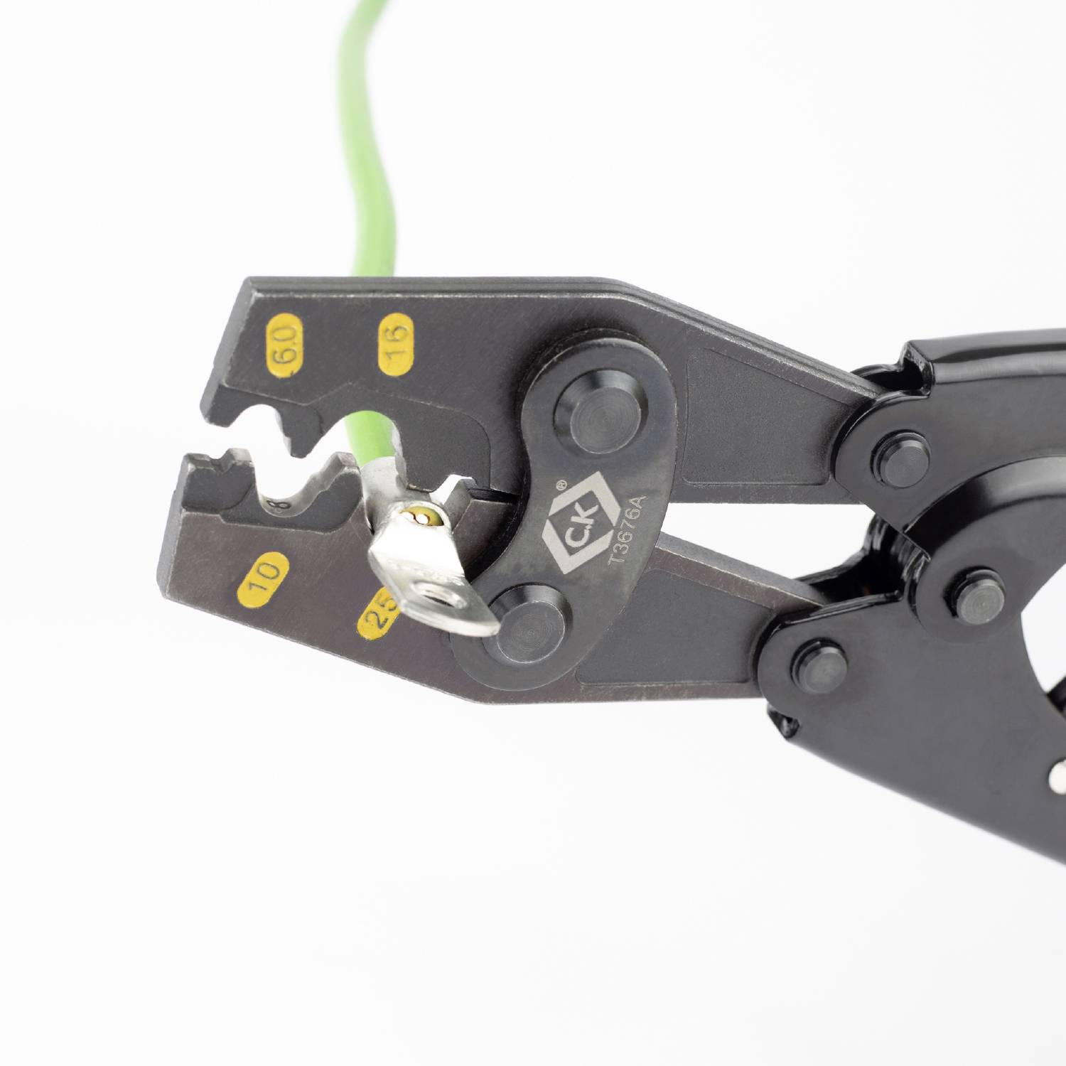 C.K T3676A Crimpzange Unisolierte Kabelverbinder 6 bis 25mm²