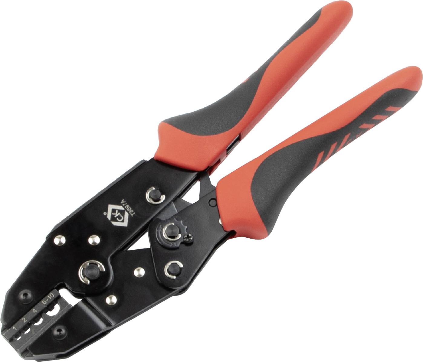 C.K T3697A Crimpzange Unisolierte Kabelverbinder 1 bis 10mm²