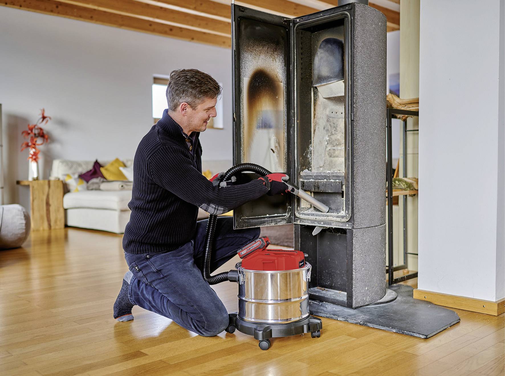 Einhell TE-AV 18/15 Li C-Solo 2351700 Aschesauger 15l ohne Akku, ohne Ladegerät