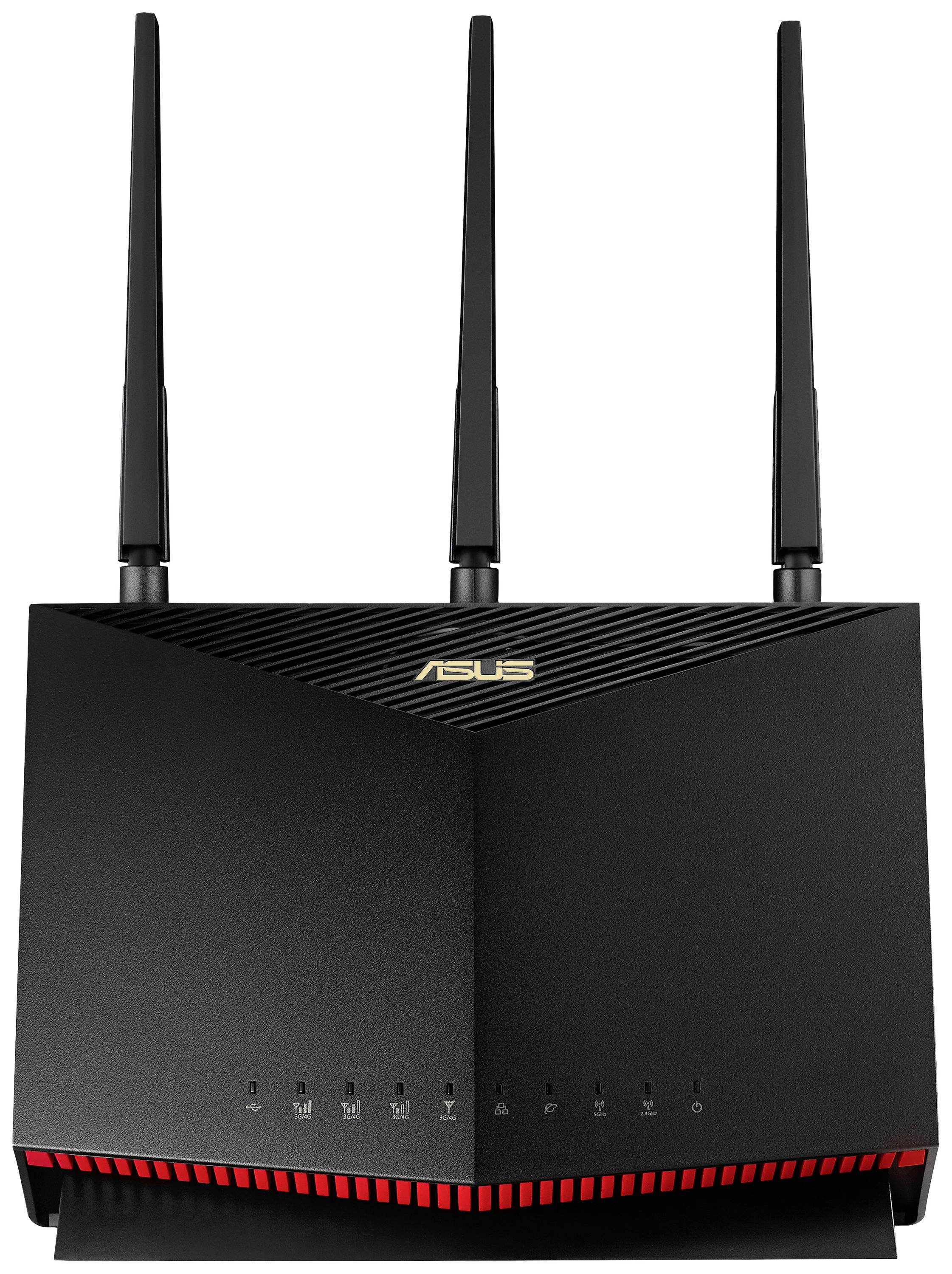 Asus 4G-AC86U AC2600 Cat. 12 Router Integriertes Modem: UMTS, LTE 2.4GHz, 5GHz 600MBit/s