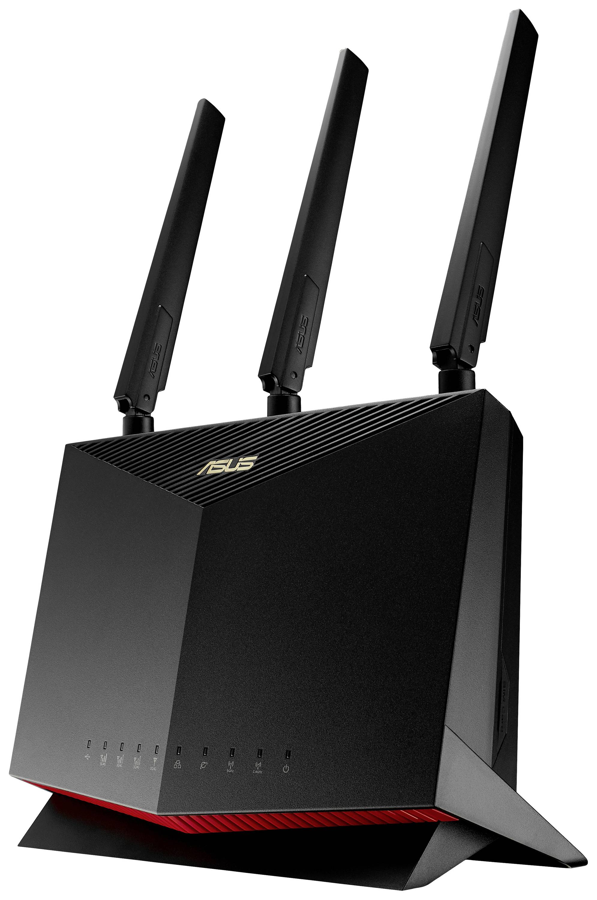 Asus 4G-AC86U AC2600 Cat. 12 Router Integriertes Modem: UMTS, LTE 2.4 GHz, 5 GHz 600 MBit/s