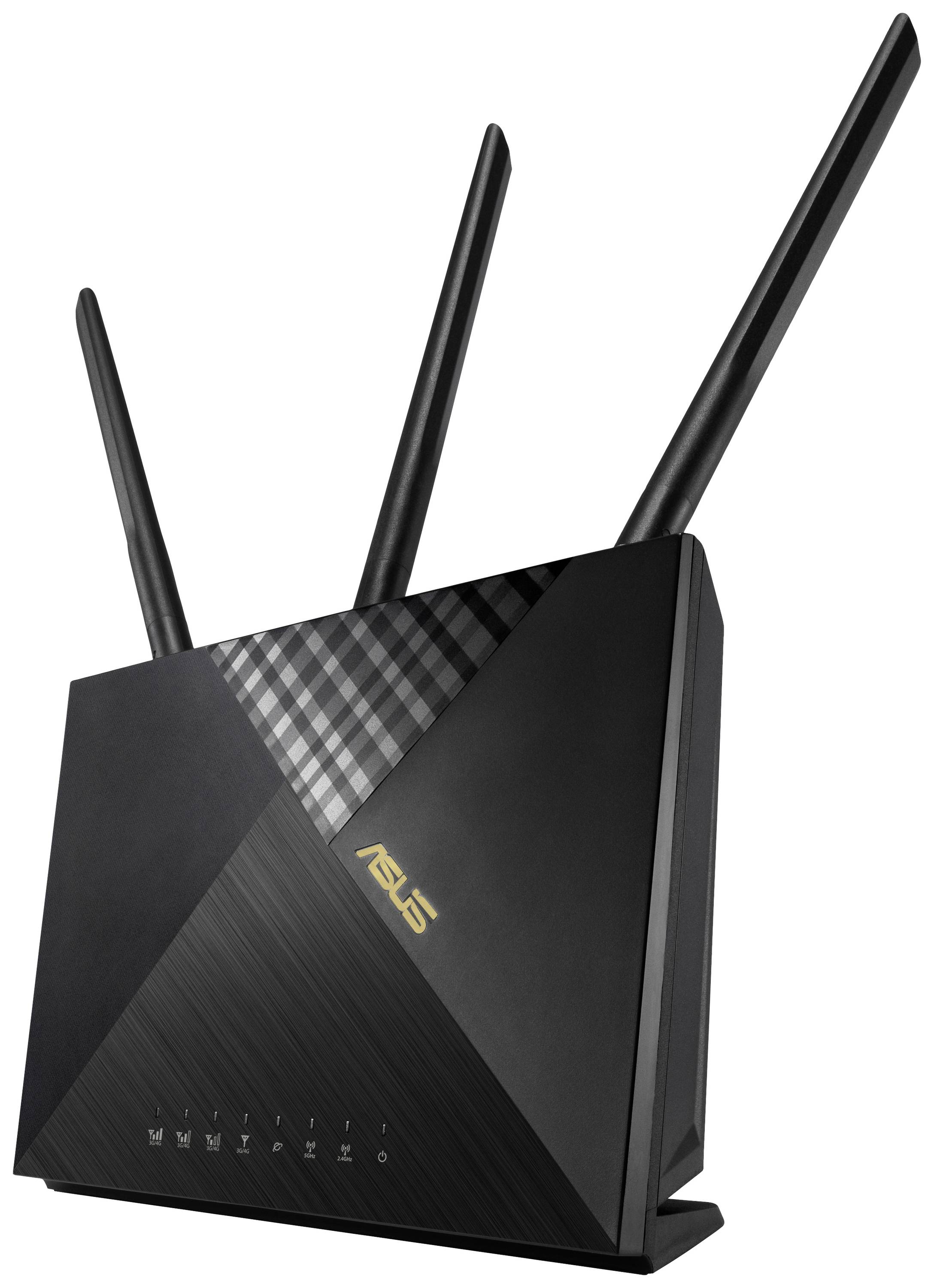 Asus 4G-AX56 AX1800 Cat. 6 Router Integriertes Modem: UMTS, LTE 2.4 GHz, 5 GHz 1201 MBit/s