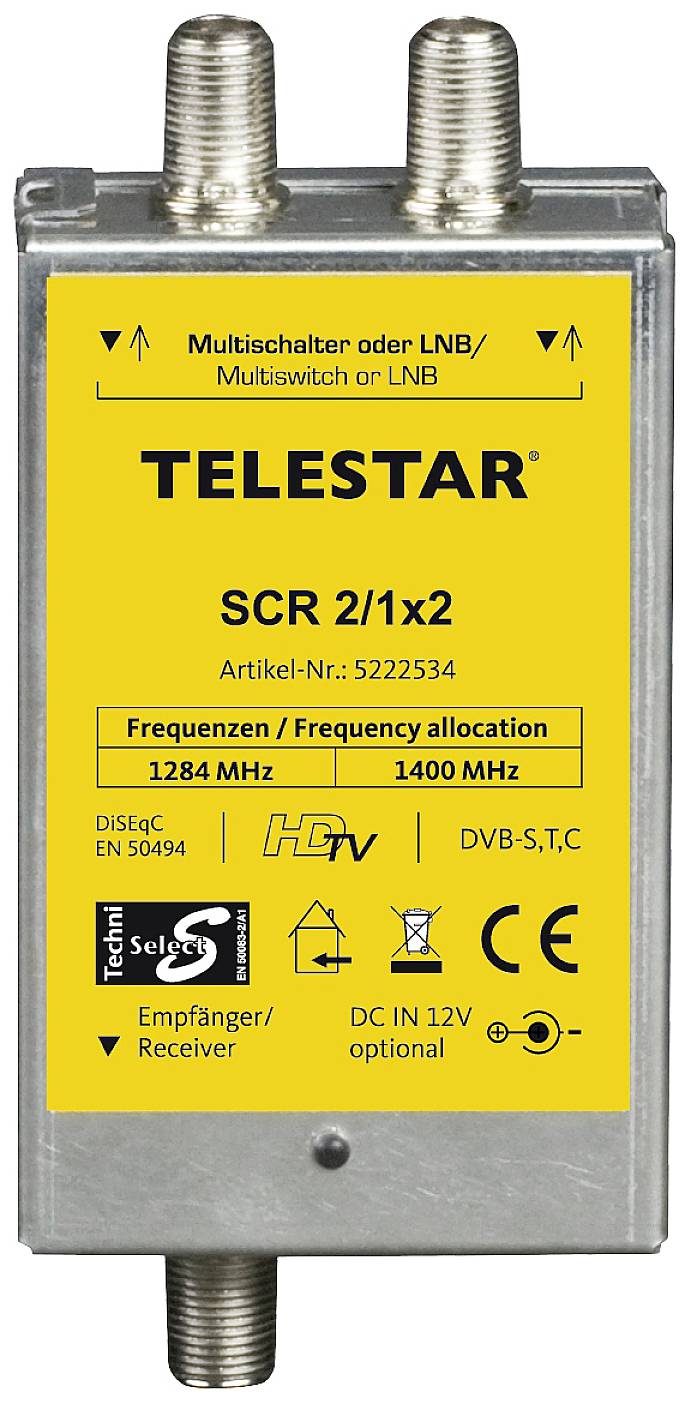 Telestar SCR 2/1x2 SAT Multischalter Unicable