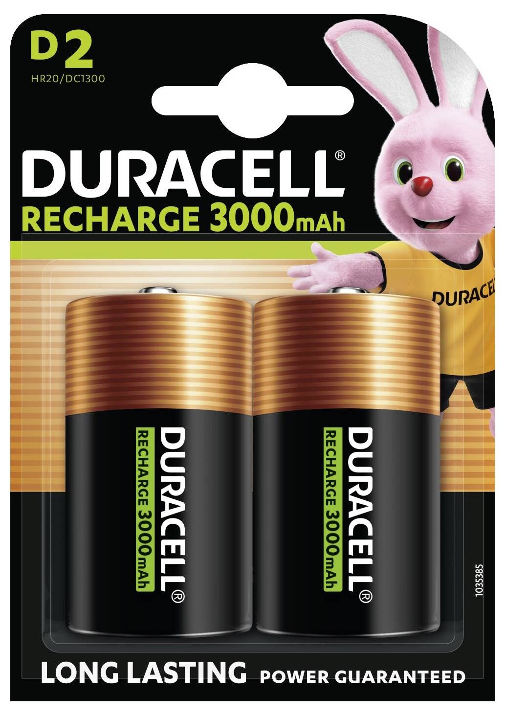 Duracell PreCharged Mono (D)-Akku NiMH 3000 mAh 1.2V 2St.