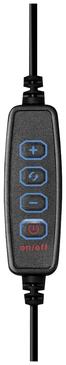 LogiLink Ring Light Ø 8,5cm Lichtstativ EEK E (A - G) inkl. Smartphonehalter