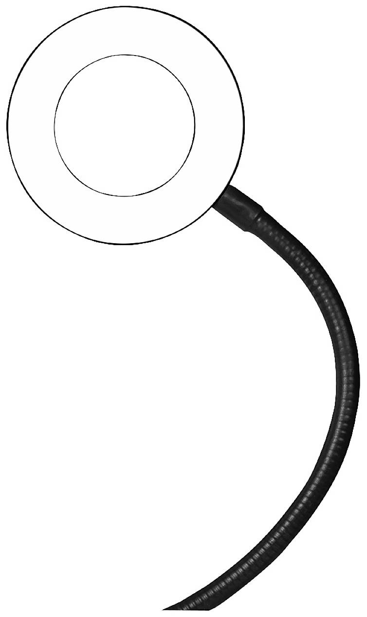 LogiLink Ring Light Ø 8,5 cm Lichtstativ EEK E (A - G) inkl. Smartphonehalter