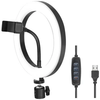 LogiLink Ring Light Ø 20 cm Lichtstativ EEK E (A - G) inkl. Smartphonehalter, Kugelkopf LogiLink Ring Light Ø 20 cm Lichtstativ EEK E (A - G) inkl. Smartphonehalter, Kugelkopf