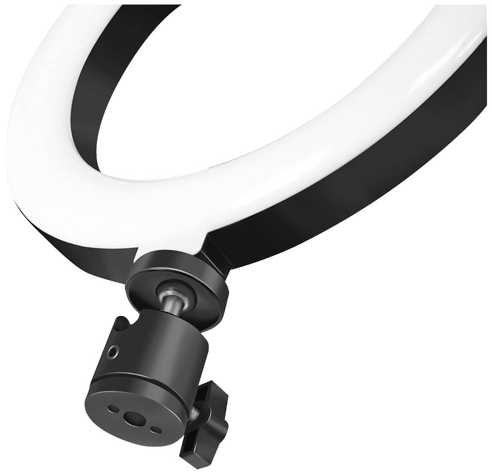 LogiLink Ring Light Ø 20 cm Lichtstativ EEK E (A - G) inkl. Smartphonehalter, Kugelkopf