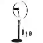 LogiLink Ring Light Ø 25 cm Lichtstativ EEK E (A - G) inkl. Smartphonehalter, Integriertes Stativ, Kugelkopf LogiLink Ring Light Ø 25 cm Lichtstativ EEK E (A - G) inkl. Smartphonehalter, Integriertes Stativ, Kugelkopf