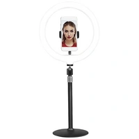 LogiLink Ring Light Ø 25 cm Lichtstativ EEK E (A - G) inkl. Smartphonehalter, Integriertes Stativ, Kugelkopf LogiLink Ring Light Ø 25 cm Lichtstativ EEK E (A - G) inkl. Smartphonehalter, Integriertes Stativ, Kugelkopf