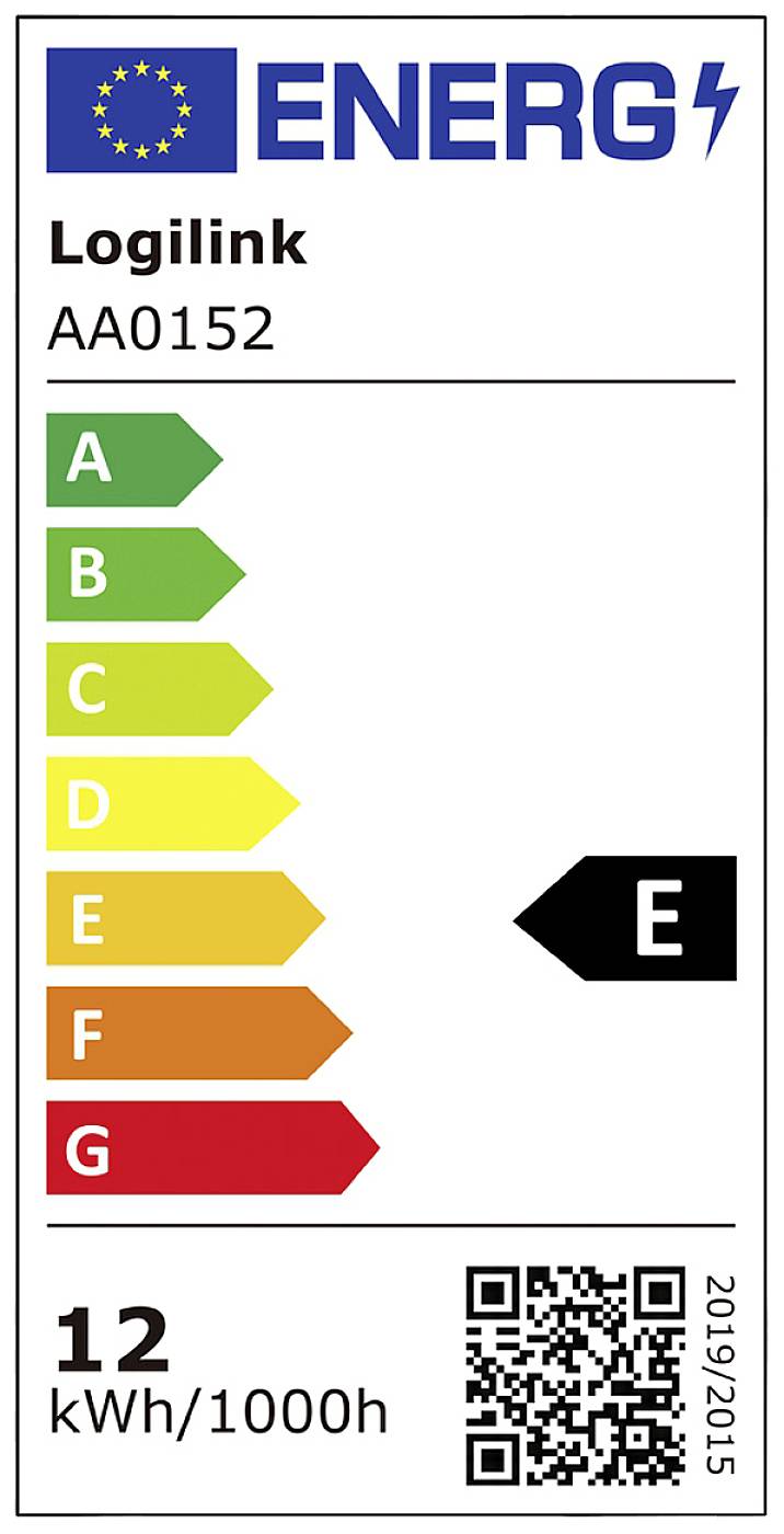 LogiLink Ring Light Ø 25 cm Lichtstativ EEK E (A - G) inkl. Smartphonehalter, Integriertes Stativ, Kugelkopf