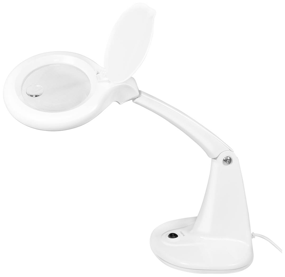 LogiLink WZ0059 Lupenleuchte für den Schreibtisch, 3 & 12 Dioptrien Vergrößerungsfaktor=4 x 100mm 2021 Energieeffizienzklasse