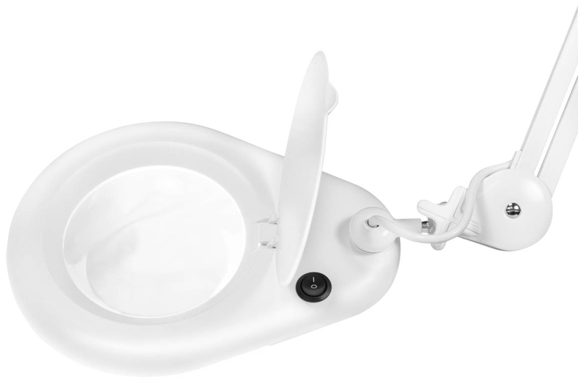 LogiLink WZ0058 Lupenleuchte mit Klemmhalterung, 5 Dioptrien Vergrößerungsfaktor=2.75 x 127 mm 2021 Energieeffizienzklasse F (A - G)