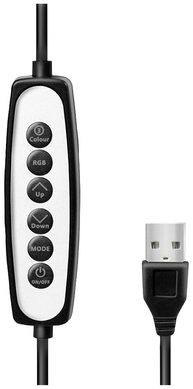 LogiLink Ring Light Heart Lichtstativ EEK E (A - G) Integriertes Stativ, Kugelkopf