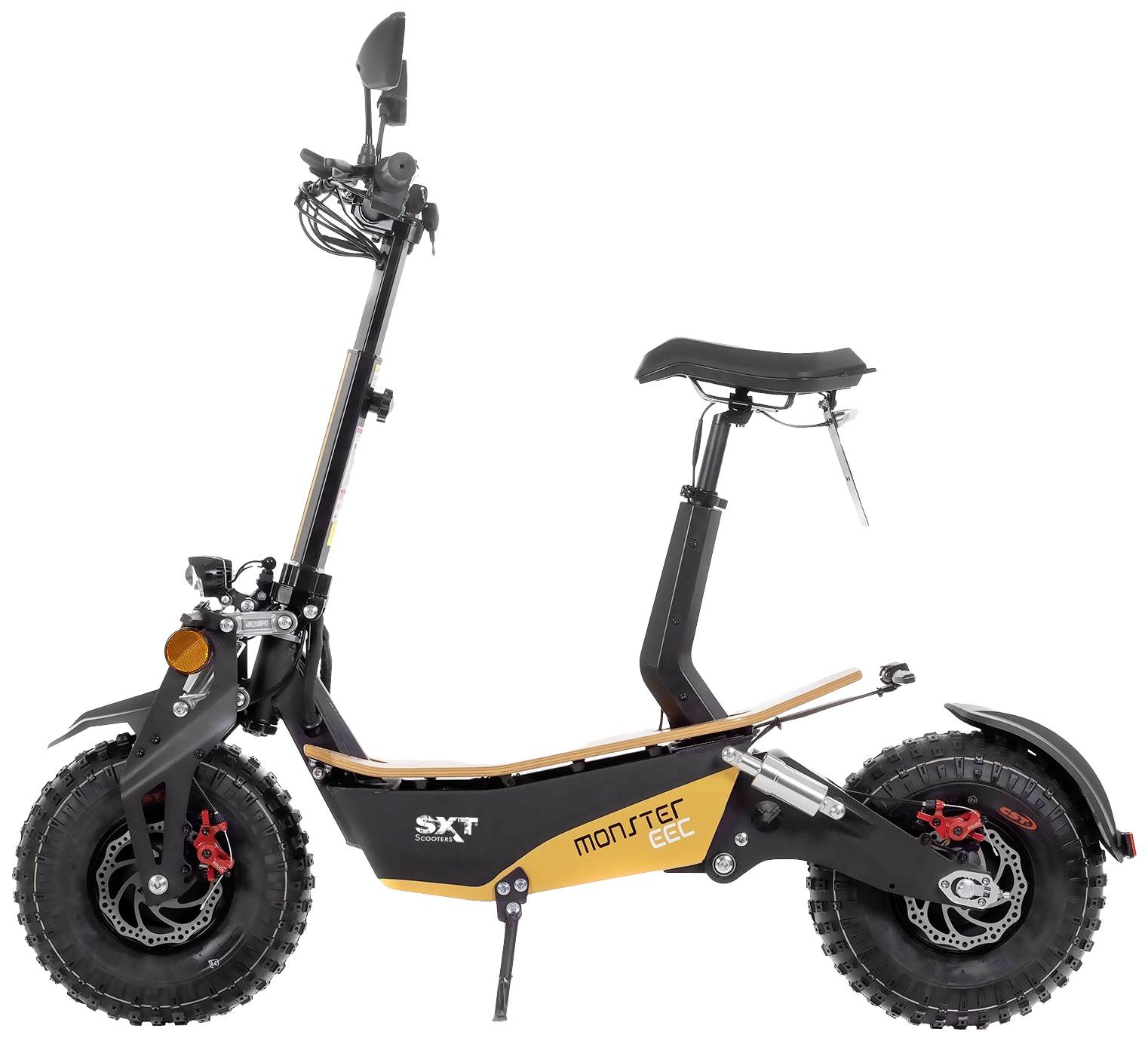 SXT Scooters Monster EEC E-Scooter Schwarz Blei 48V 12Ah Straßenzulassung: Deutschland, Italien