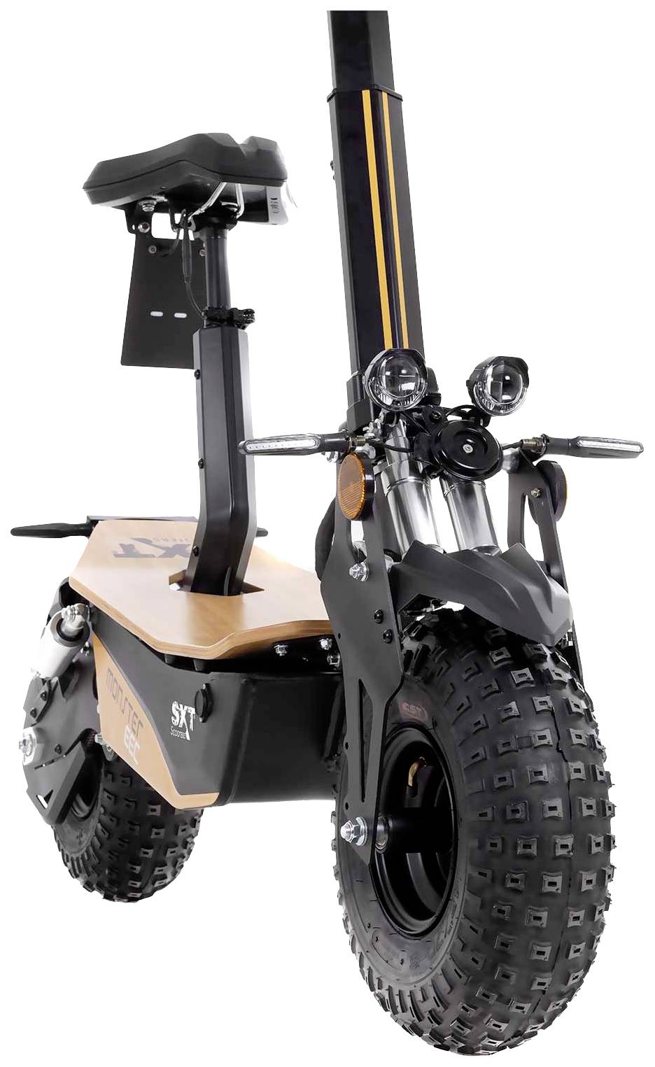 SXT Scooters Monster EEC E-Scooter Schwarz Blei 48V 12Ah Straßenzulassung: Deutschland, Italien