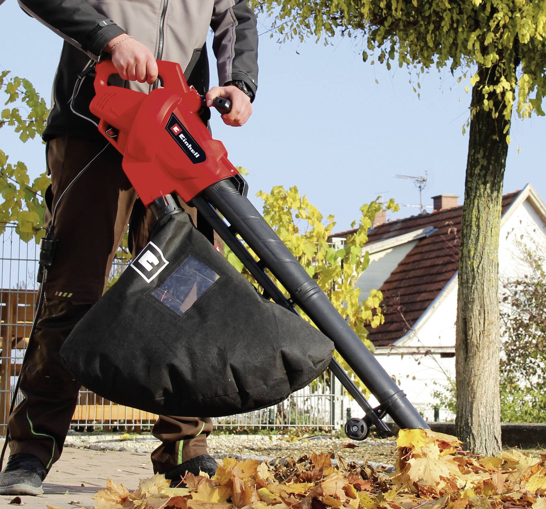 Einhell 3433370 GC-EL 3024 E Elektro Laubsauger Tragegurt