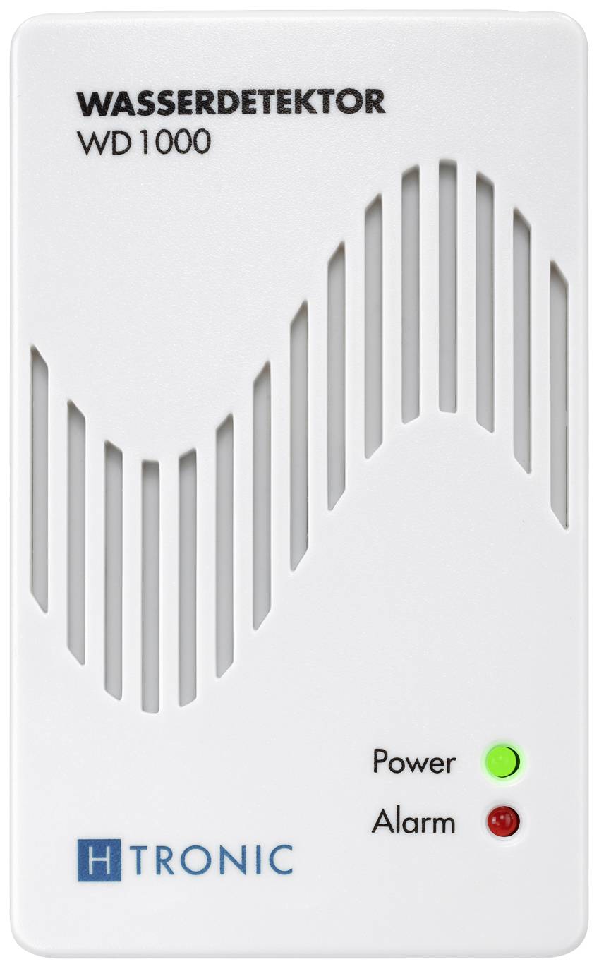 H-Tronic 1114720 WD 1000 Wassermelder mit externem Sensor über Steckdose