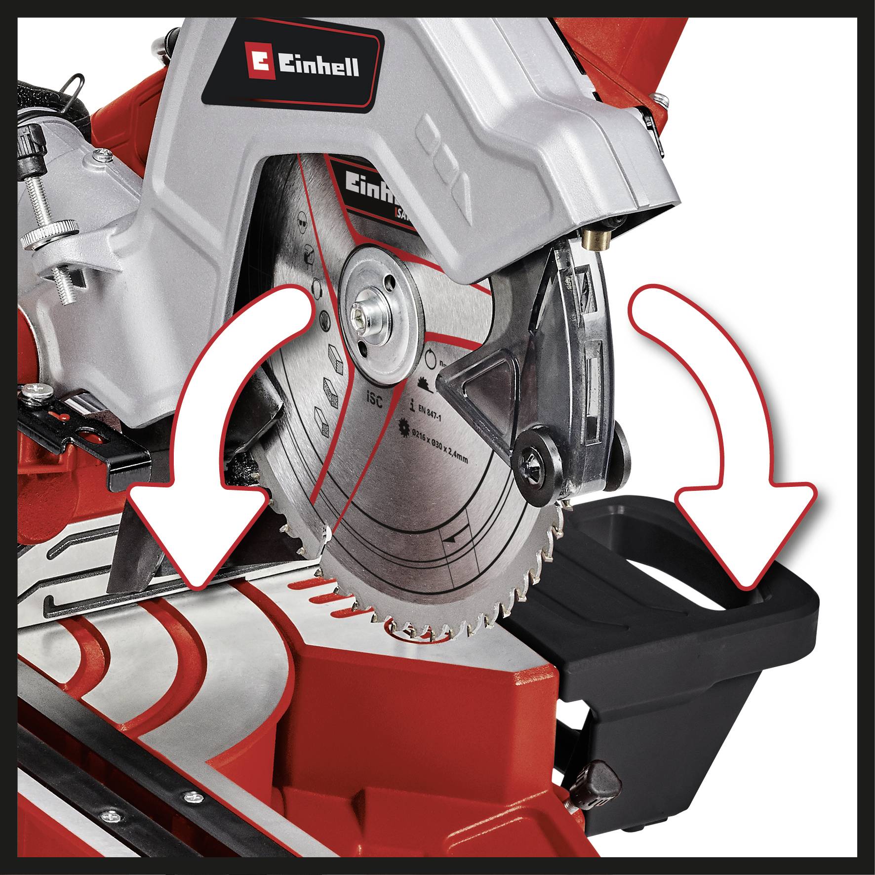 Einhell TE-SM 216 Dual Zug-Kapp- und Gehrungssäge 216 mm 1800 W