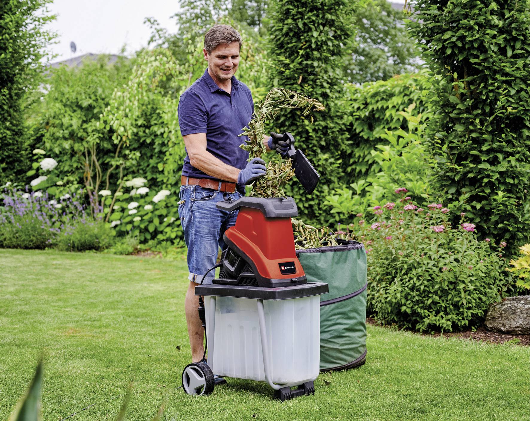 Einhell GC-KS 2540 CB Elektro Messer-Häcksler 2500W