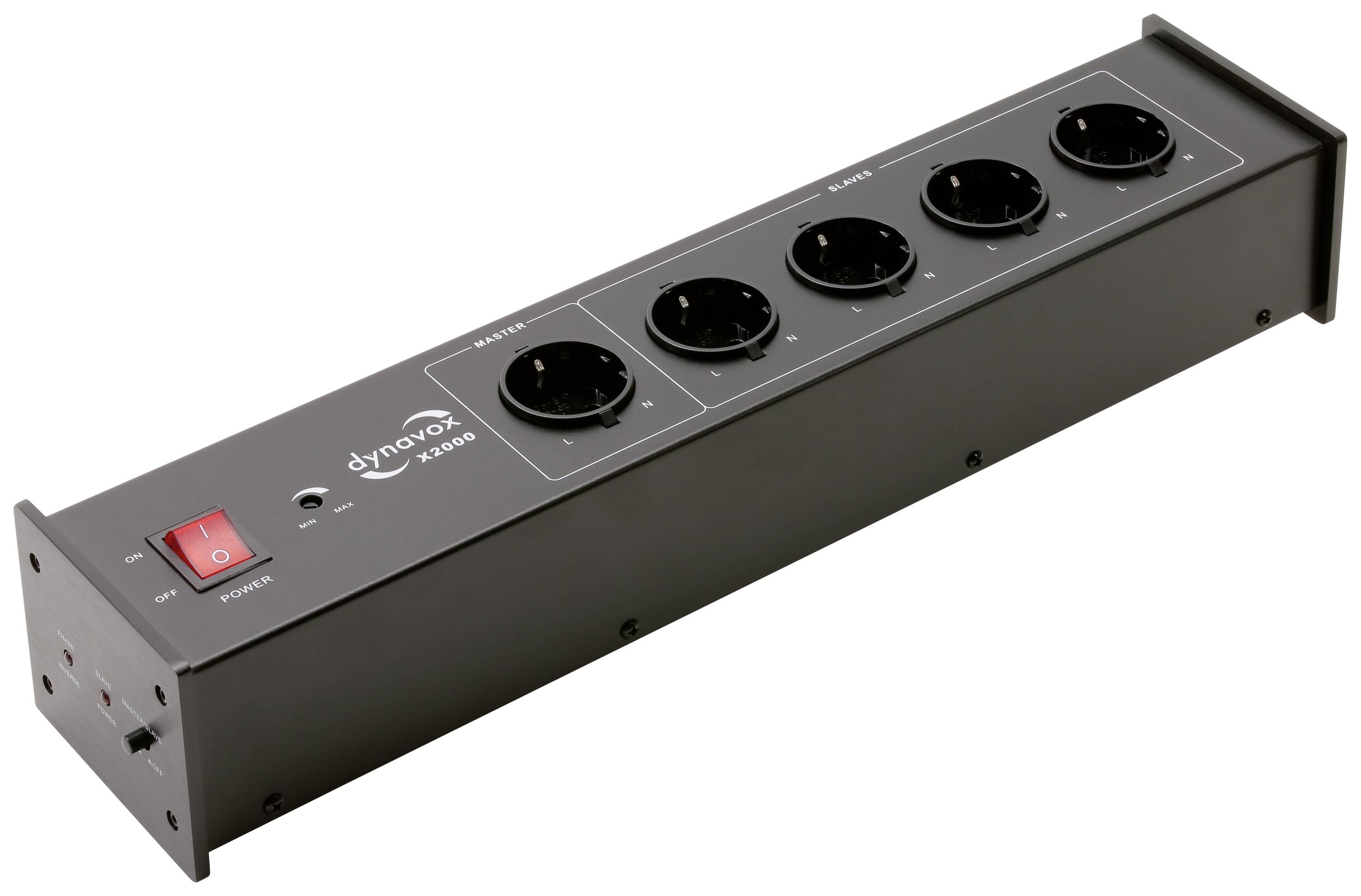 Dynavox 207683 Kaltgeräte-Steckdosenleiste Schwarz Kaltgerätestecker 1St.