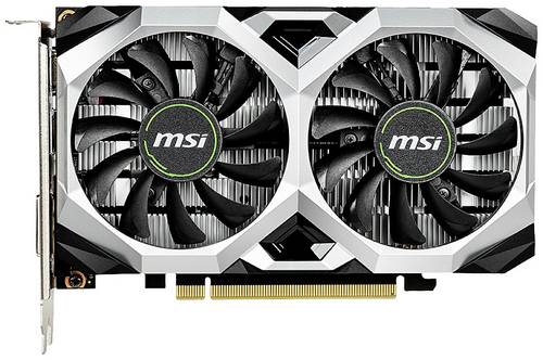 MSI Gaming Grafikkarte Nvidia GeForce GTX1650 Ventus XS Overclocked 4GB GDDR6-RAM PCIe x16 HDMI®, D